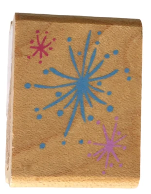 Резиновый Stampede Posh Impressions Фейерверк Четвертое июля Вечеринка Патриотическое Лето - Изображение 1 из 4