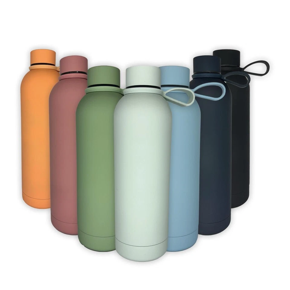 Trinkflasche Thermosflasche Wasserflasche Edelstahl 1000 l 750 l 500  ml Flasche - Bild 1 von 1