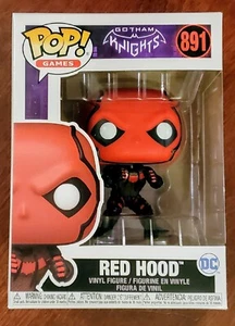 MINT FUNKO POP! GAMES: GOTHAM KNIGHTS - RED HOOD #891 + NEW ECOTEK POP PROTECTOR - Picture 1 of 14