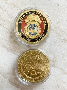 Distintivo MP-Military Police Officers Challenge Coin US Army - Foto 1 di 1