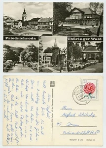105845 - Friedrichroda - Echtfoto - Ansichtskarte, gelaufen 8.10.1975 - Bild 1 von 2