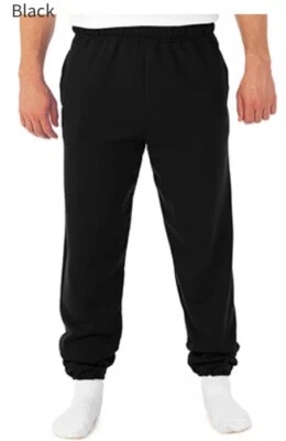 JERZEES Mens NuBlend SUPER SWEATS Pocketed Sweatpants - Image 1 of 3