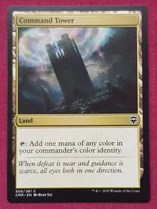 Magic The Gathering COMMANDER LEGENDS CMR COMMAND TOWER tarjeta terrestre Magic The Gathering Magic The Gathering - Imagen 1 de 2