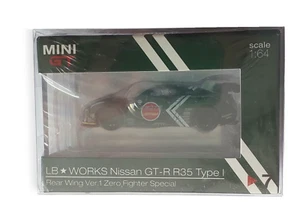 TSM Mini GT 7 Liberty Walk LB Nissan GT-R R35 Zero Fighter - Picture 1 of 1