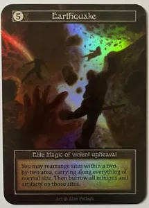 Sorcery Contested Realm Beta Earthquake FOIL Elite Pack Fresh/Unplayed - Picture 1 of 2