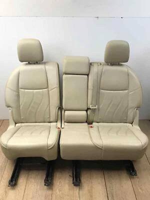 Fits 2013 2014 2015 INFINITI JX35 QX60 Complete Rear 2nd Row Seat Tan Leather - Image 1 of 4