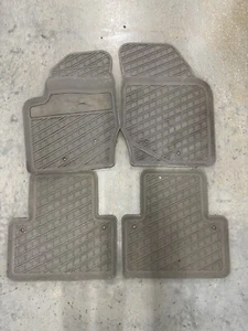 2004-2014 Volvo XC90 All Weather Liner 4 Mats Tan Beige Blonde USED OEM Rubber - Picture 1 of 8
