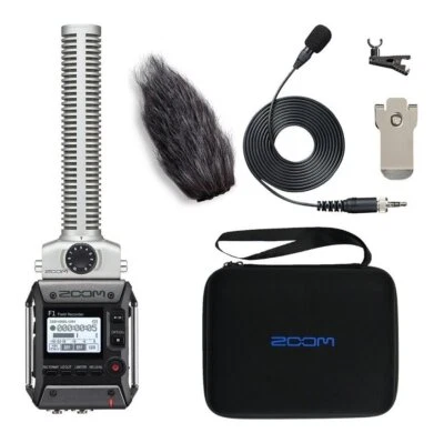 NEW ZOOM F1-SP F1 Field Recorder + Shotgun Mic Portable Digital Handy Recorder - Image 1 of 3