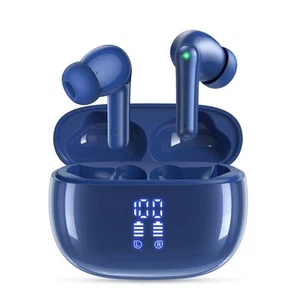 Wireless Earbuds, Bluetooth 5.3 Ear Buds, Navy - Picture 1 of 1