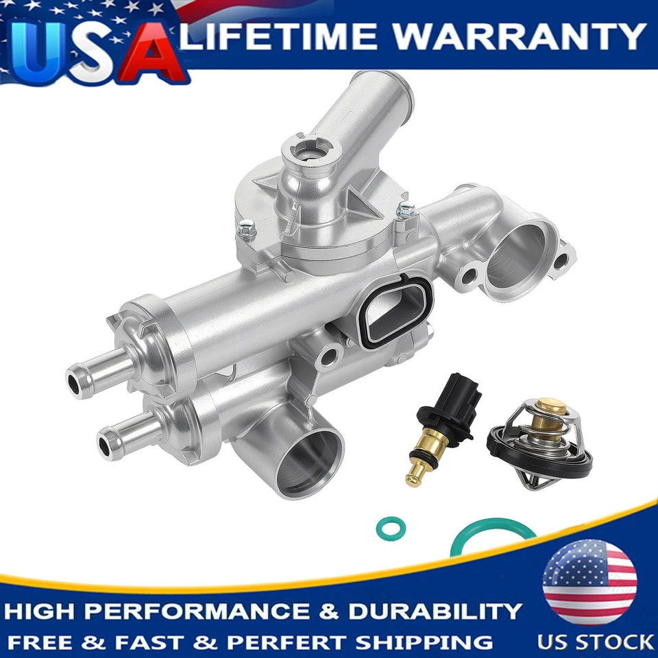 Алюминиевый корпус термостата в сборе для 07–12 Dodge Caliber 07–17 Jeep Compass - Изображение 1 из 4