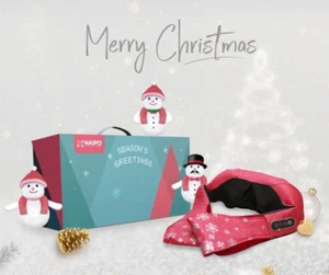 *RAR* Naipo Schulter Massagegerät Shiatsu Knetwärme - Limited Christmas Edition - Bild 1 von 14