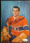 1963 Maurice Rocket Richard Autographed Hardcover Book Montreal Canadiens JSA