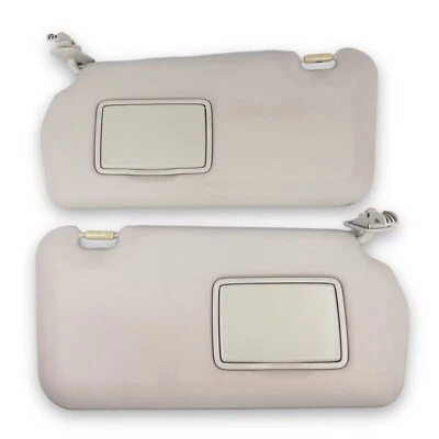 Par de parasoles laterales para conductor y pasajero Mazda 5 2008-2014 vinilo beige Foto 1 de 4