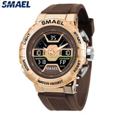 SMAEL Men Watches Military Wristwatch Digital Sport Watch Shockproof Stopwatch