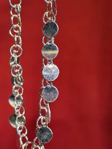 Bracciale catena vintage argento 925 JCM Italia 10" - Foto 1 di 10