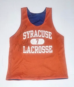 Gary Gait Michael Powell Signed Syracuse University Lacrosse Jersey - Picture 1 of 13