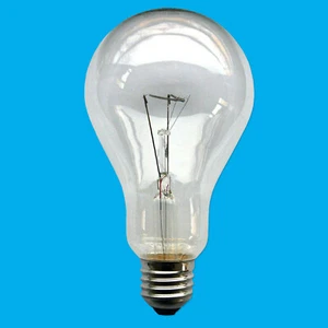 2x 300W Clear Filament GLS Large Bright A100 Light Bulb Lamp ES E27 Edison Screw - Picture 1 of 1