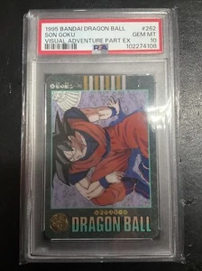 1995 BANDAI DRAGON BALL Son GOKU VISUAL ADVENTURE PART EX #262 PSA 10 Japanese - Picture 1 of 2
