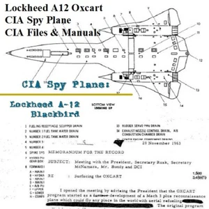 CIA Plane: Lockheed A-12 Blackbird CIA Files, Flight Logs USB Drive - Picture 1 of 7