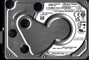 WD40NDZW-11BCSS0 S/N: WX72D WESTERN DIGITAL 4TB THAILAND DEC 2021 - Picture 1 of 2
