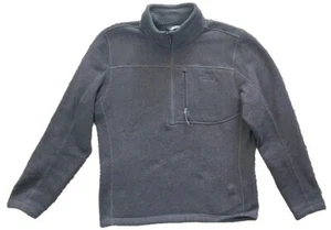 The North Face Black Men's Fleece Three Quarter Zip Pullover Sweatshirt Size Med - Picture 1 of 8