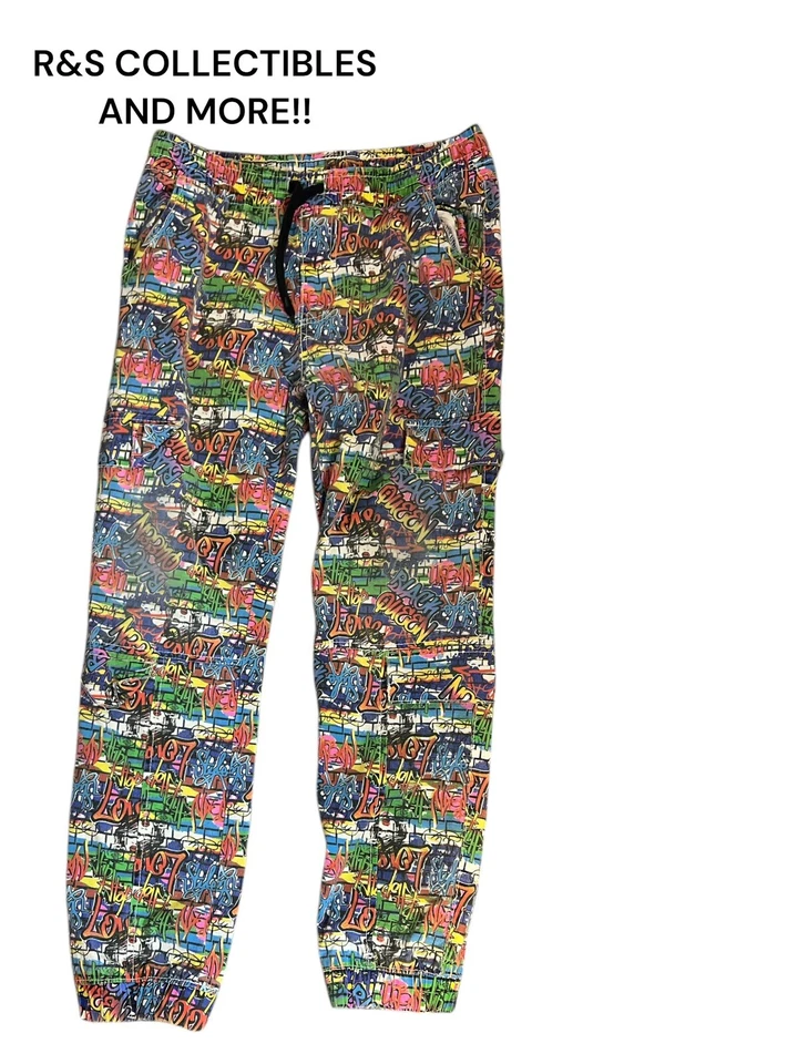 Pantalones de graffiti para niñas/mujeres talla grande de Lovelove Love Foto 1 de 4