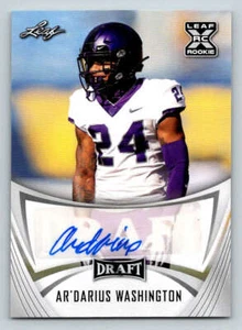 2021 Leaf Draft Autographs #BAADW Ar?Darius Washington (ref 179249) - Picture 1 of 2