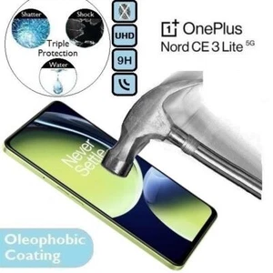 100%Tempered Glass 9H Screen Protector (CE3 Light) For OnePlus Nord CE 3 Lite 5G - Picture 1 of 2