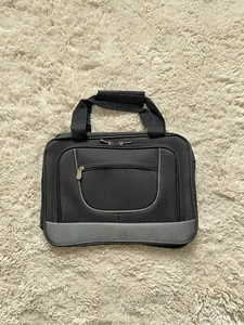 Brand New Black Laptop Briefcase Bag With Detachable Long Strap π» - Afbeelding 1 van 8