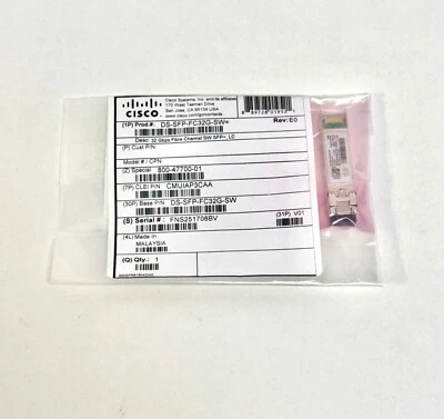 CISCO DS-SFP-FC32G-SW (NEW). 90 DAY WARRANTY. FREE UK SHIPPING - Image 1 of 2
