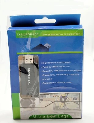 TX9 Upgrade Wireless 4.0 + EDR Transmitter Ultra Low Lags Speaker Pairing USB 5V - Image 1 of 4
