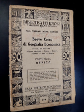 Annoni BREVE CORSO DI GEOGRAFIA ECONOMICA 6-Africa/ Biblioteca del Popolo 1927