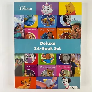 Disney Deluxe 24 Board Book Box Set, NEW Early Learning w/Disney (Board Books) - Foto 1 di 8