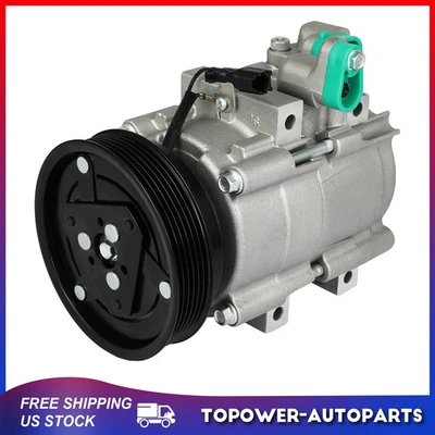 A/C AC Compressor For Hyundai XG350 02-05 Fits Kia Amanti 2004-2006 3.5L - Image 1 of 4