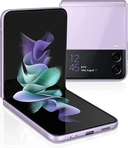SAMSUNG Galaxy Z Flip3 AI Cell Phone, 8+256GB Unlocked,Purple(USED) - Picture 1 of 6