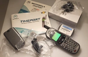 Téléphone portable tri-bande Motorola Timeport P7389 vintage pour collection - Photo 1 sur 10