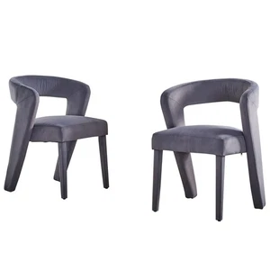 Sessel 2 er Set Relaxsessel Wohnzimmer Ohrensessel Loungesessel Grau Merax® - Bild 1 von 16