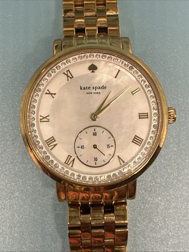 Orologio Kate Spade Donna Live Colorato KSW1291 Tono Oro Acciaio Inox Cristallo Bling