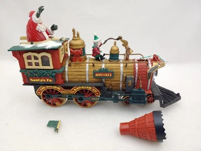 New Bright G Scale Santa's Holiday RR Co. Steam Locomotive Engine Runs but... - Image 1 of 4