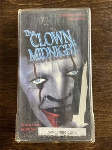 The Clown At Midnight VHS 1998 Tested Complete Screening Copy - Picture 1 of 6