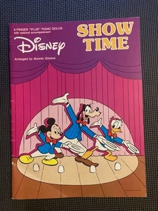 DISNEY SHOWTIME MUSIKBUCH 5 FINGER KLAVIER SOLI MIT OPTIONALER BEGLEITUNG - Bild 1 von 5