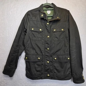 Giacca militare J Crew Utility donna XS cappotto lavoro verde militare Gorpcore AL223 - Foto 1 di 15