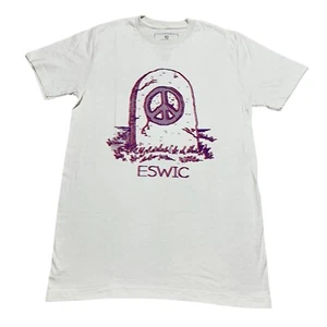 ESWIC Skate Brand Adult Size M Ivory Graphic Print T-Shirt NWOT - Picture 1 of 4