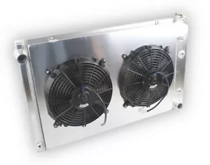 For 73-87 Chevy C/K /GMC C10 C20 C30 K10 Pickup Truck 3 Row Radiator Shroud Fan - Bild 1 von 11