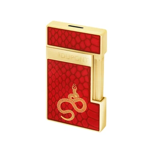 S.T. Dupont Slimmy Snake Lighter, Red Year of the Snake, 28075 028075 New In Box - Picture 1 of 6