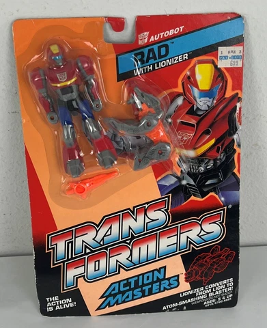 Rad Lionizer Action Masters MOC 1990 Vintage Hasbro G1 Transformers Figure Cover