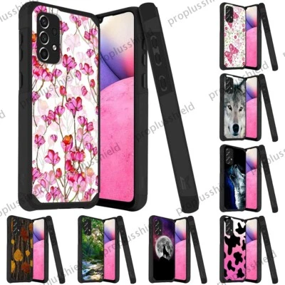 Funda a prueba de golpes de doble capa para Samsung Galaxy A33 5G + Cubierta de vidrio templado y2 Foto 1 de 3