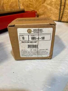 10 New Western Enterprises Brass Safety Relief Valves, 100 PSIG, Brass (G2) - Picture 1 of 4
