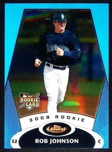 Rob Johnson - 2008 Topps Finest #146 Blue Refractor #131/299 - RC - Mariners - Picture 1 of 3