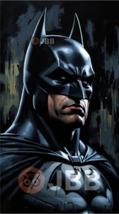 Batman Oil Painting Digital Wallpaper Image Art Desktop Picture Photo Background - Picture 1 of 1